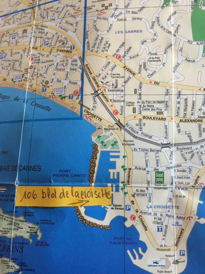 Cannes Croisette &Palm Beach,Parking Eksteriør billede