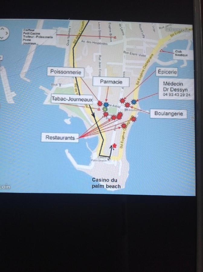 Cannes Croisette &Palm Beach,Parking Eksteriør billede